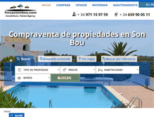 Tablet Screenshot of fincassonbou.com